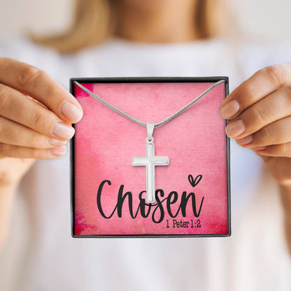 Chosen Women's Cross Stainless Steel Necklace