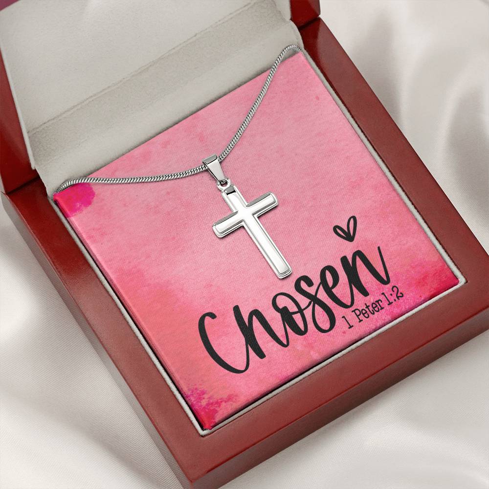 Chosen Women's Cross Stainless Steel Necklace