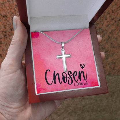 Chosen Women's Cross Stainless Steel Necklace